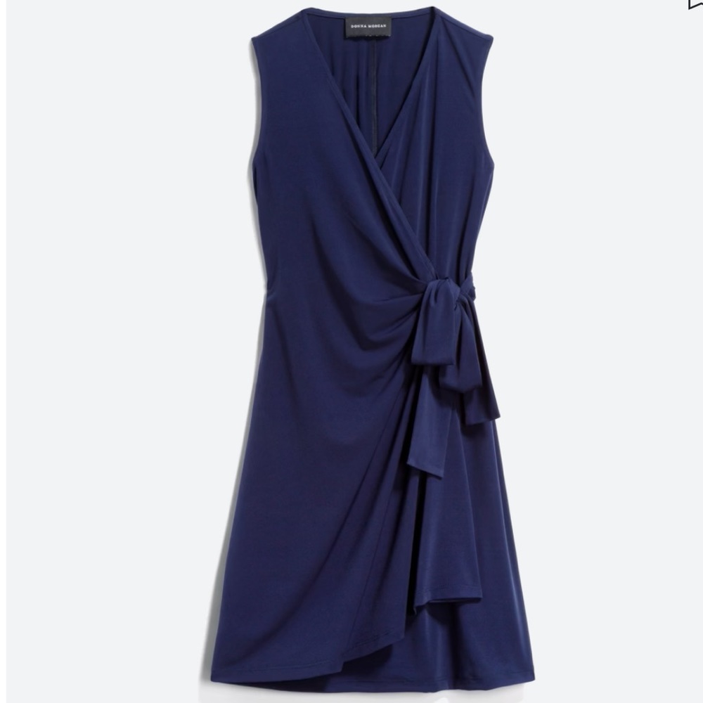 JULIE DILLON Genevieve Faux Wrap Knot Dress